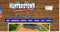 Desktop Screenshot of hunterstownspeedway.com